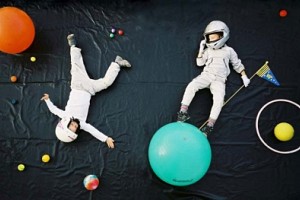 The Astronaut's Girl Bemoans His Going